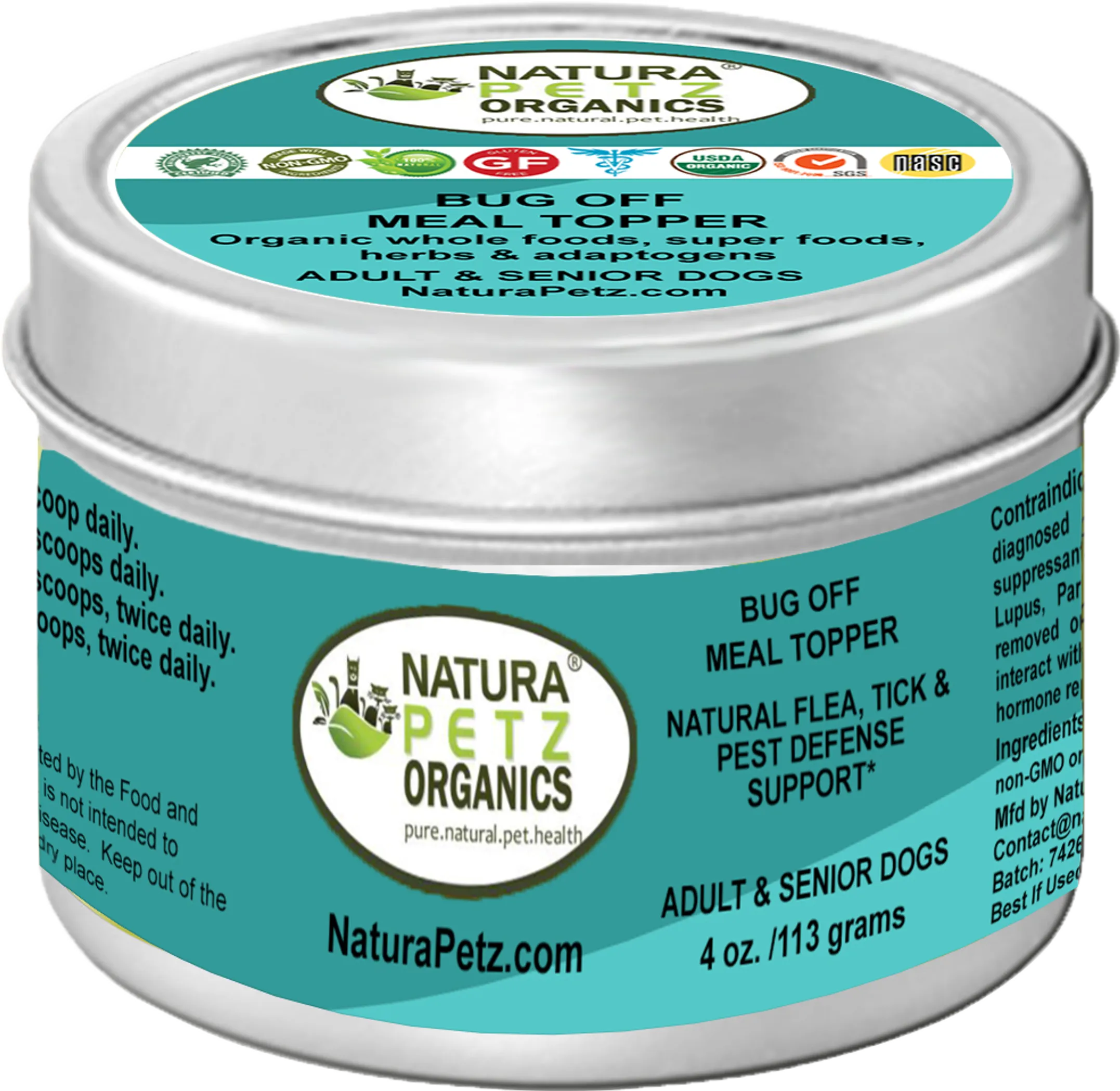 Organic Flea, Tick & Pest Defense Meal Topper