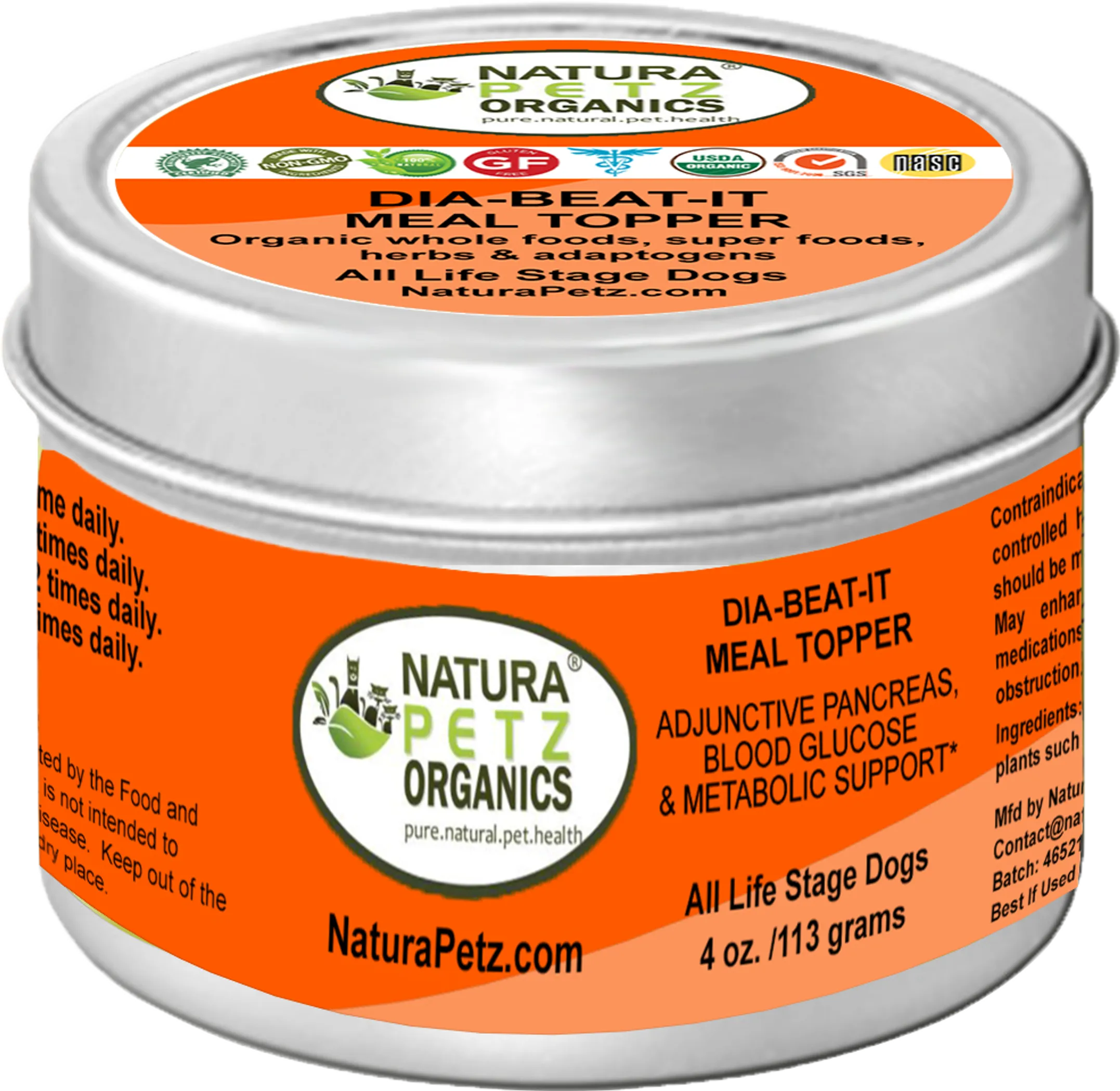 Organic Adjunctive Chronic Pain & Nerve Support Meal Topper
