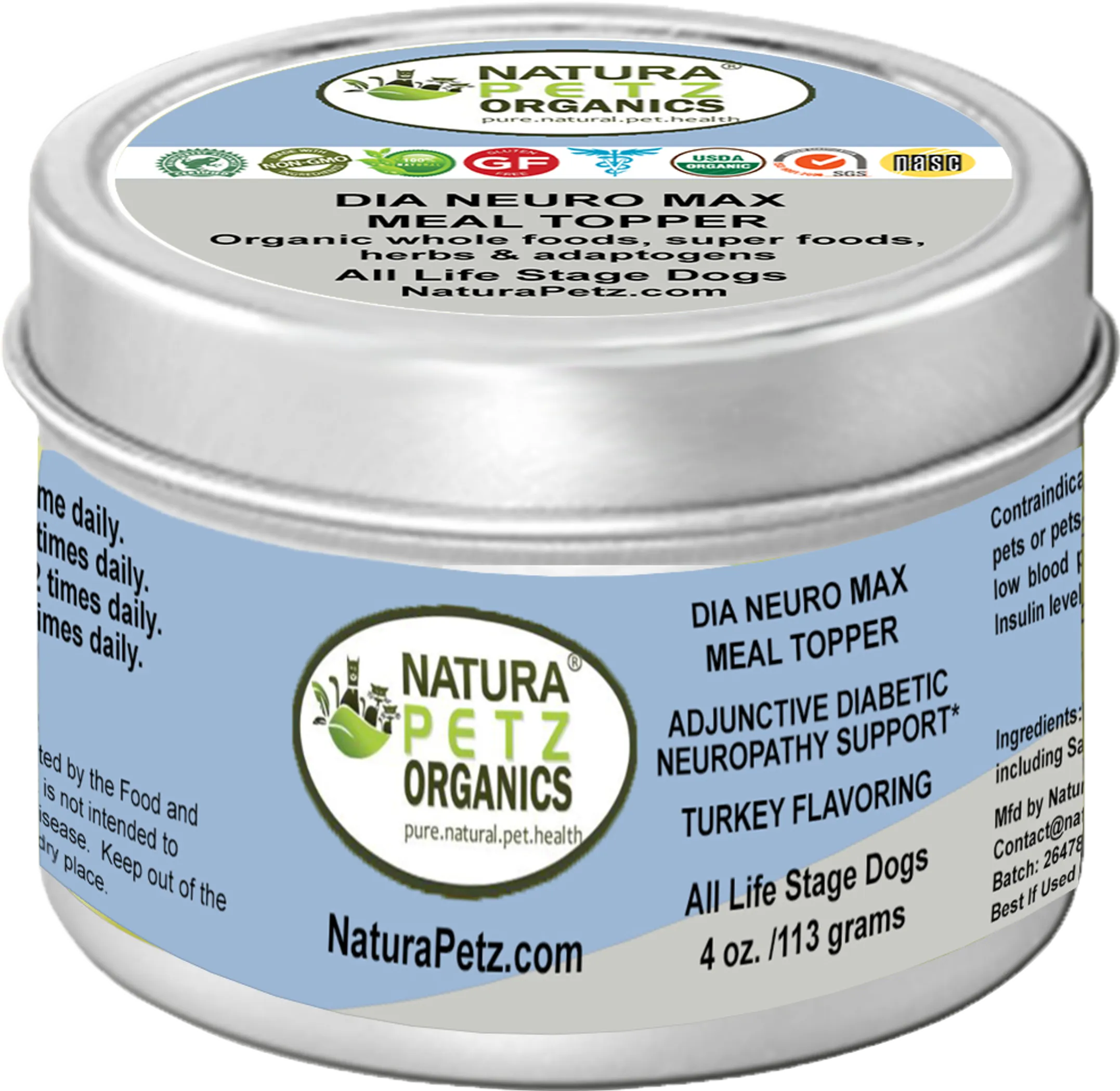 Organic Adjunctive Diabetic Neuropathy Support Meal Topper