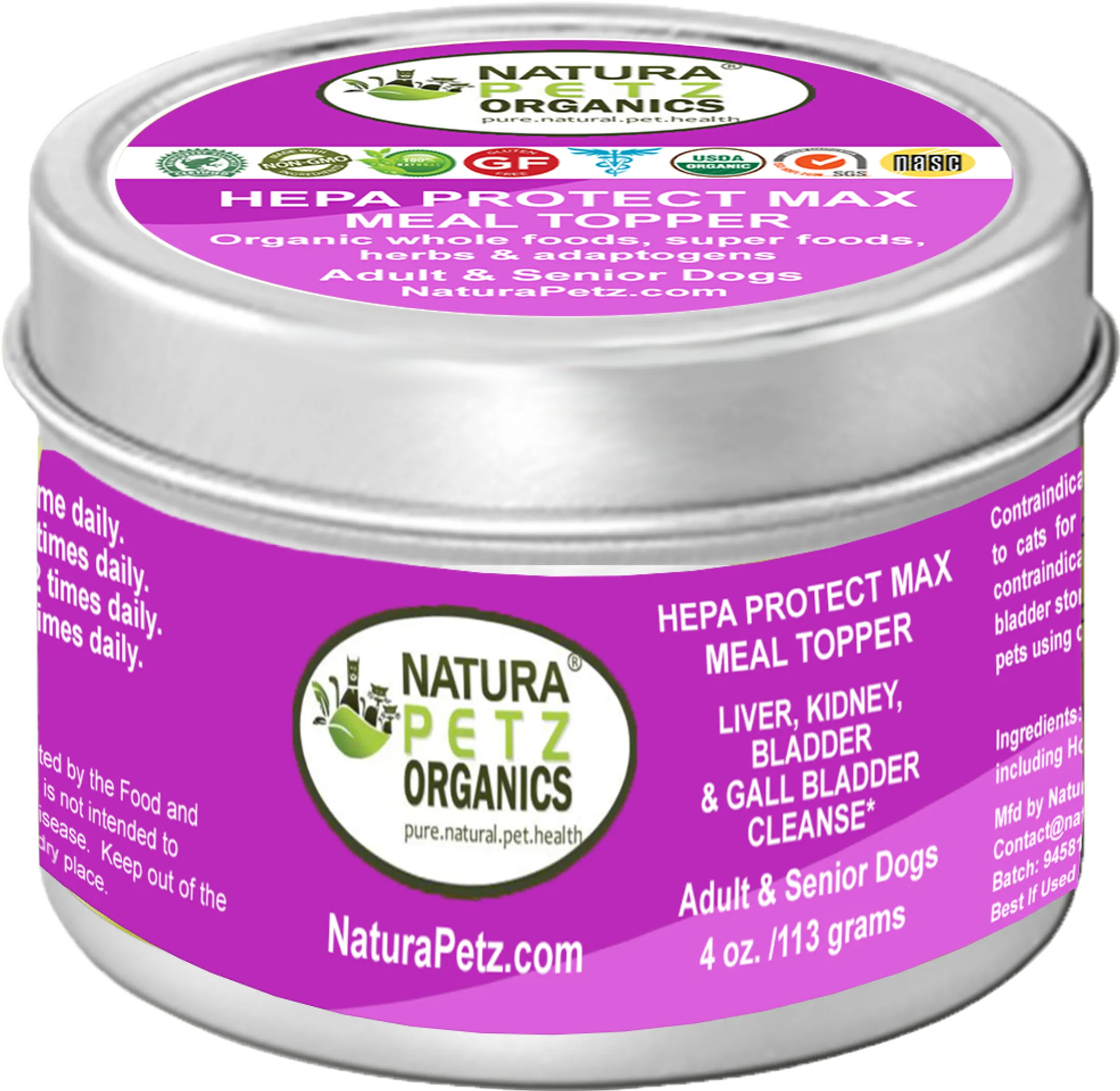 Organic Liver, Kidney, Bladder & Gall Bladder Support & Cleanse Topper