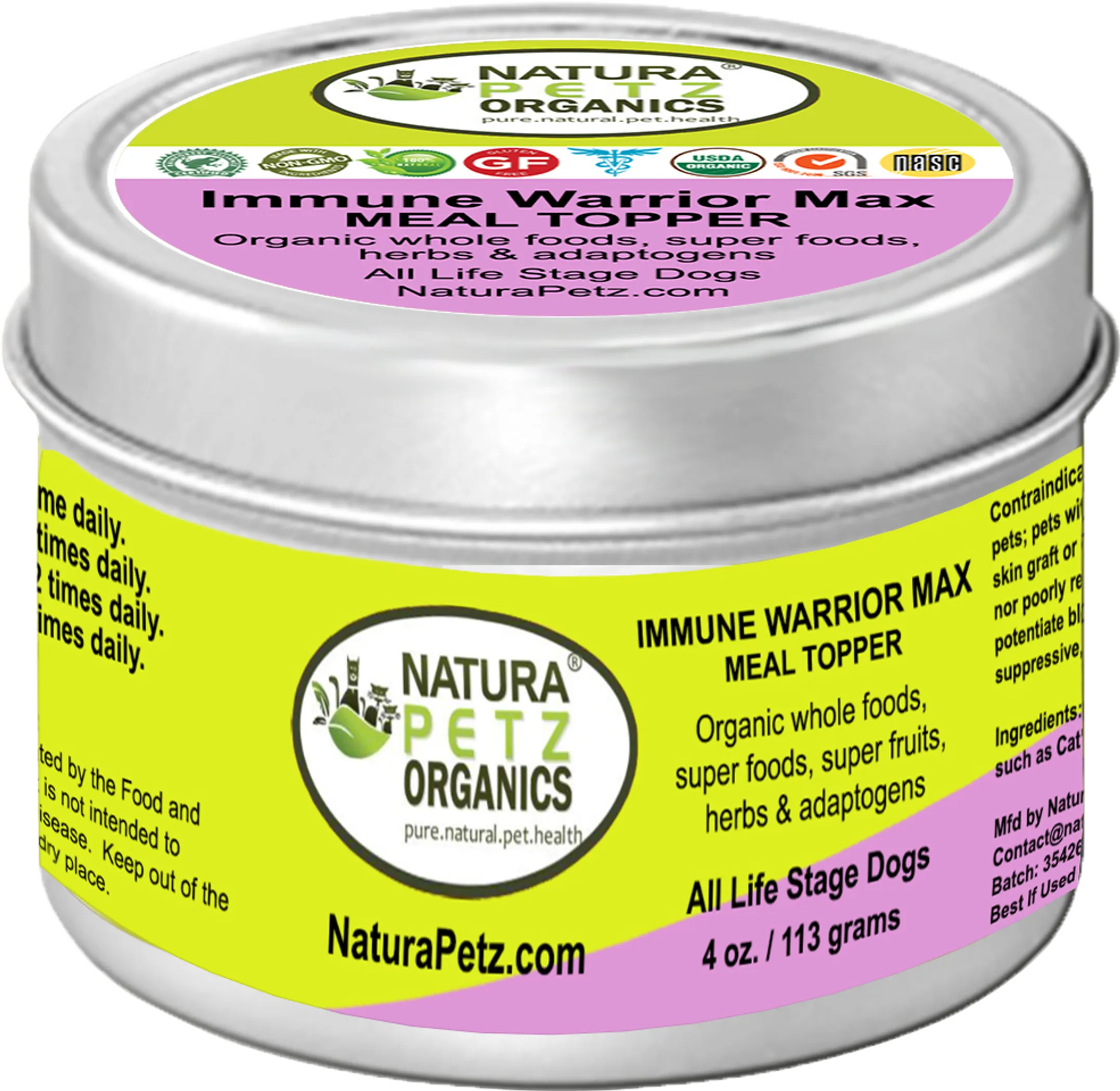 Organic Advanced Immune System & Wellness Support Meal Topper