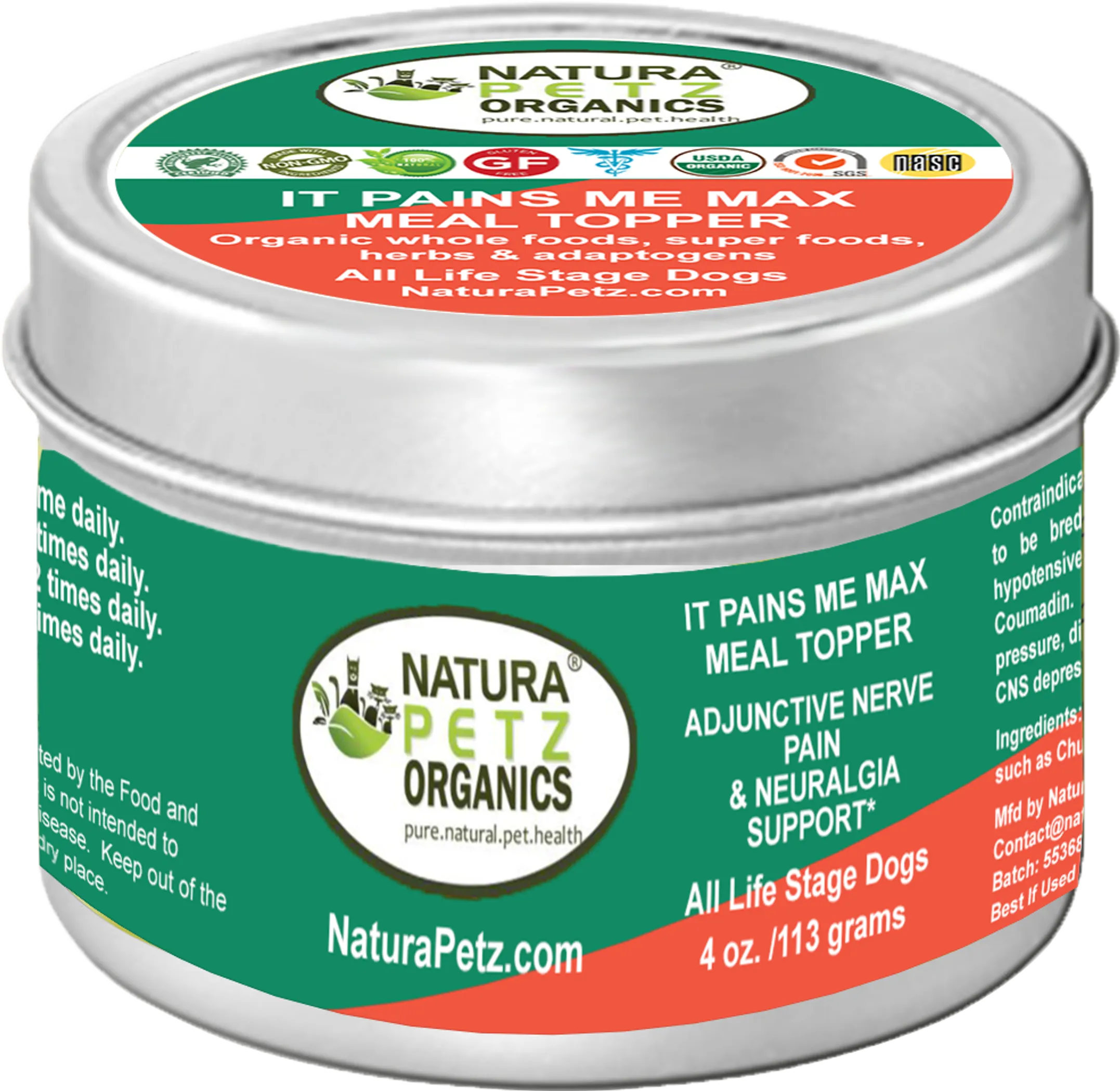 Organic Advanced Nerve Pain & Neuralgia Support Meal Topper
