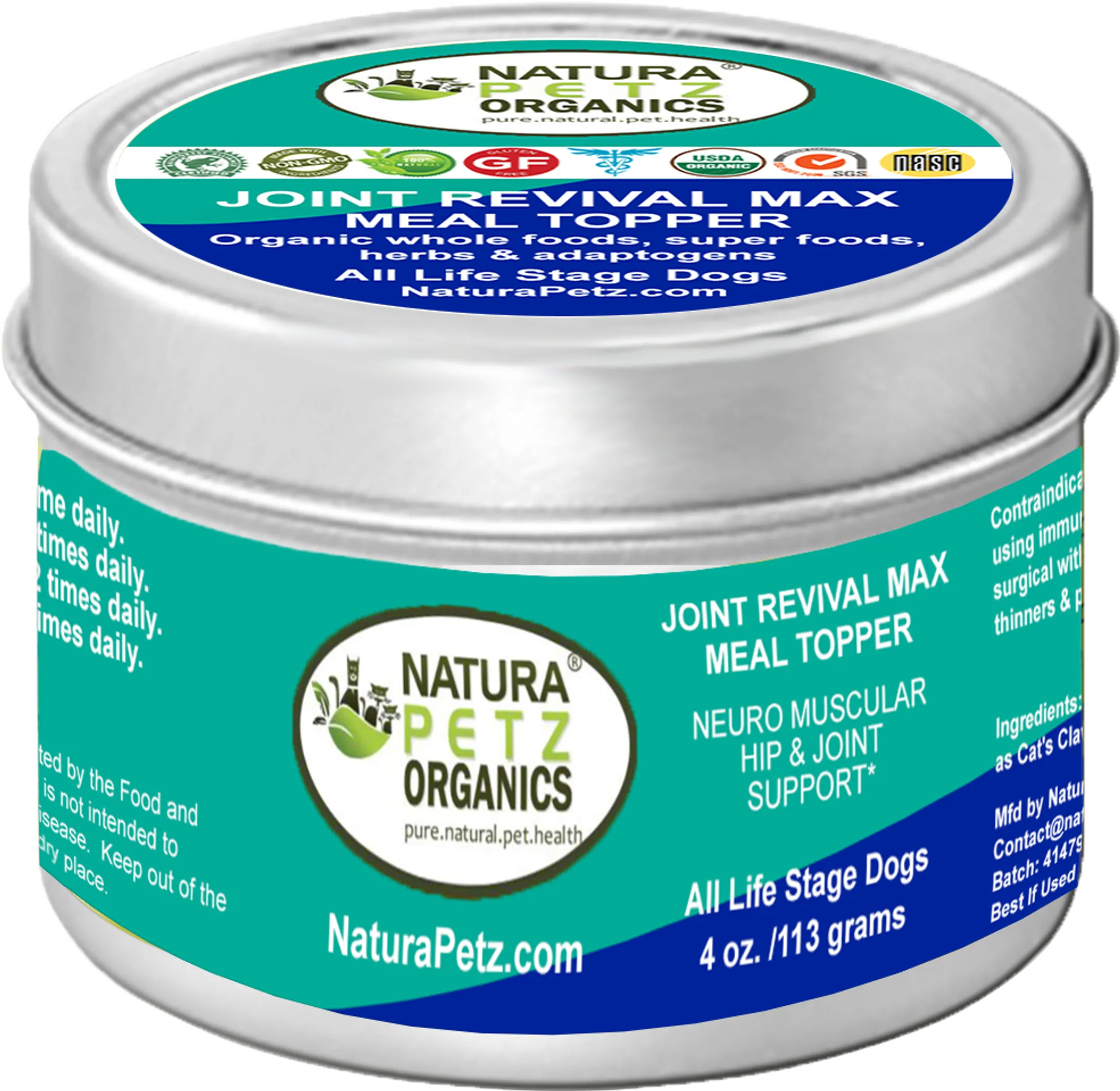 Organic Advanced Joint, Cartilage & Mobility Support Meal Topper