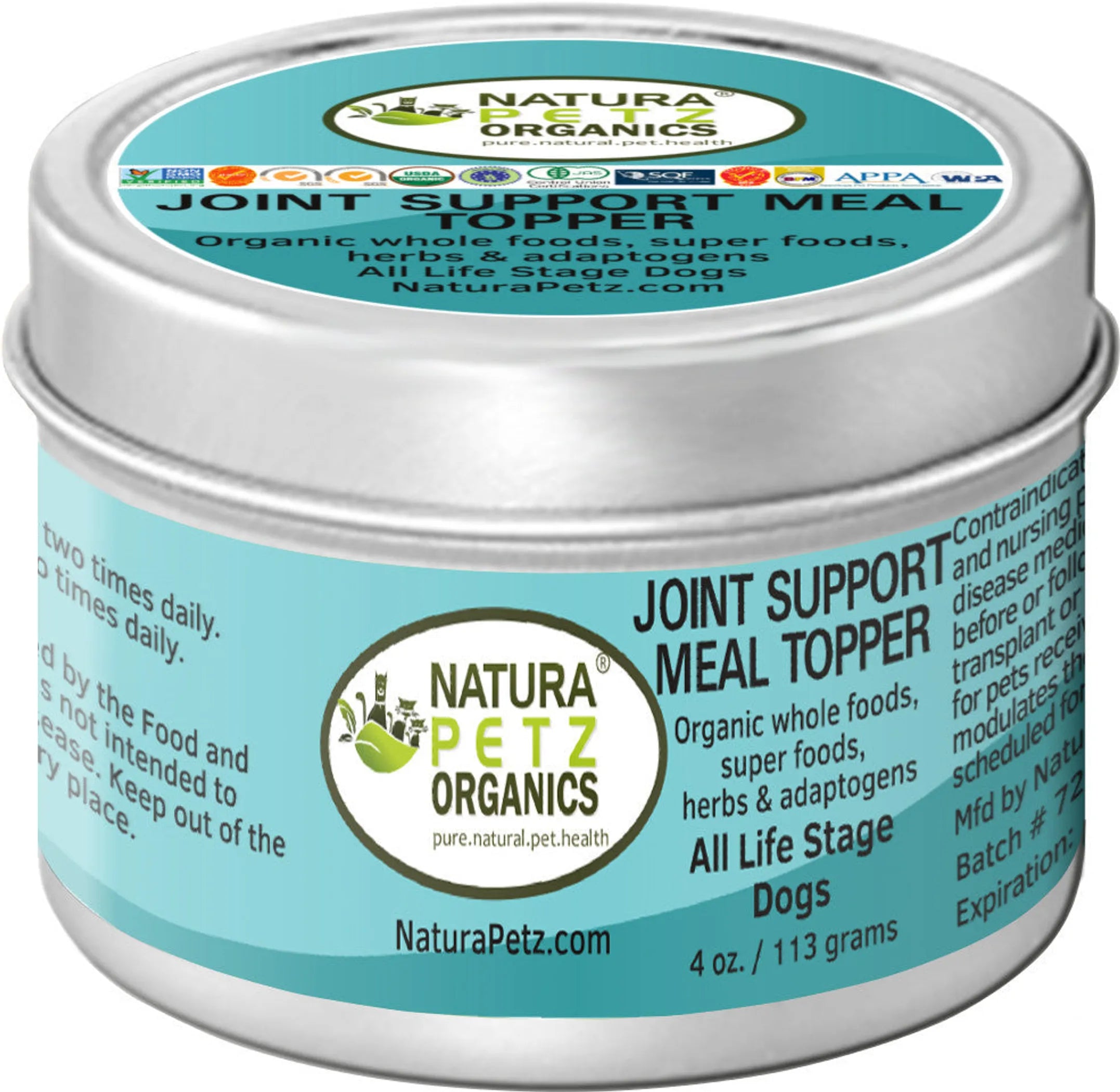 Organic Hip, Joint, Mobility & Arthritis Support Meal Topper