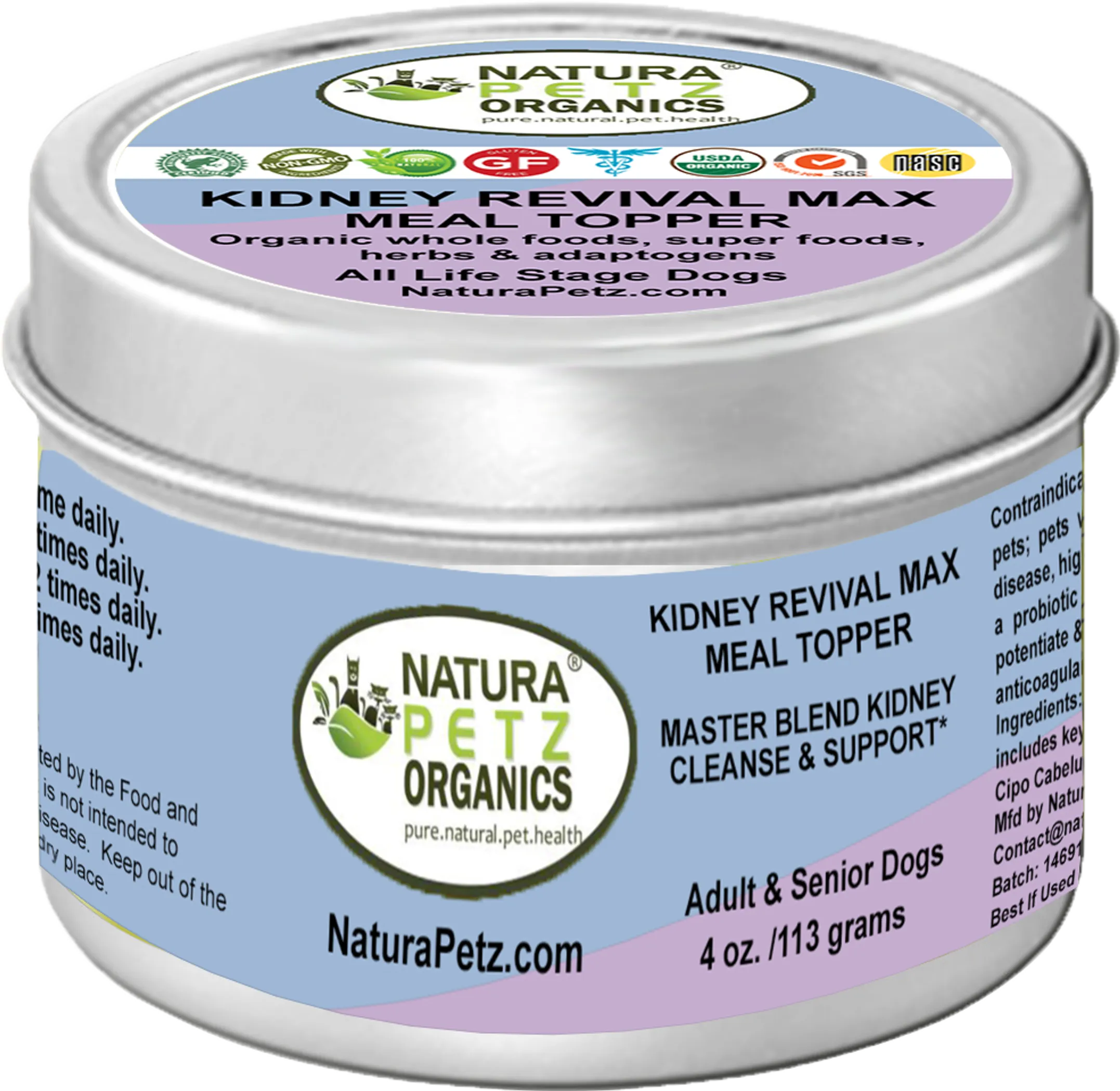 Organic Kidney, Bladder & Urinary Tract Support Meal Topper