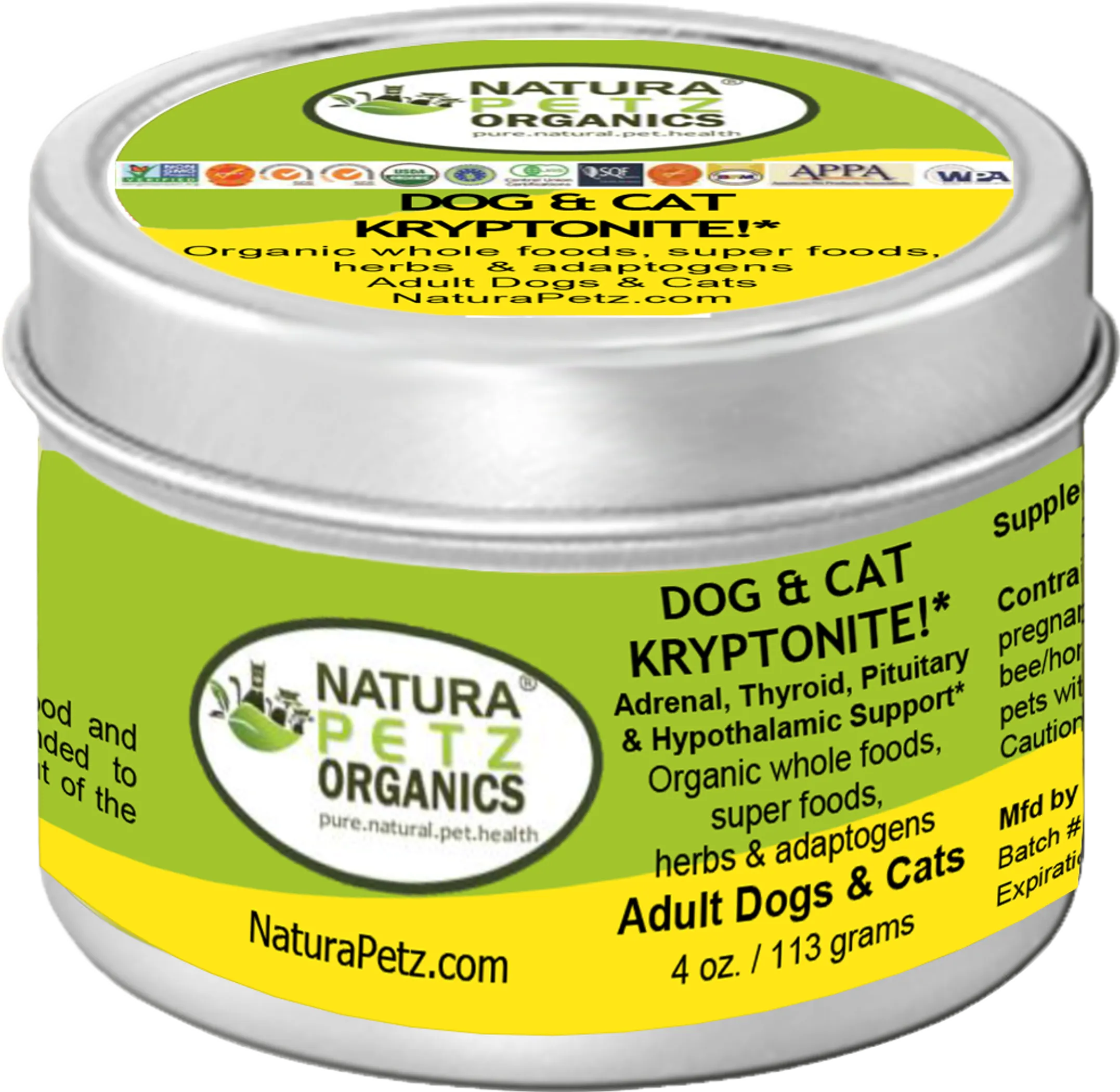 Organic Adrenal, Thyroid, Pituitary & Hypothalamic Support Meal Topper