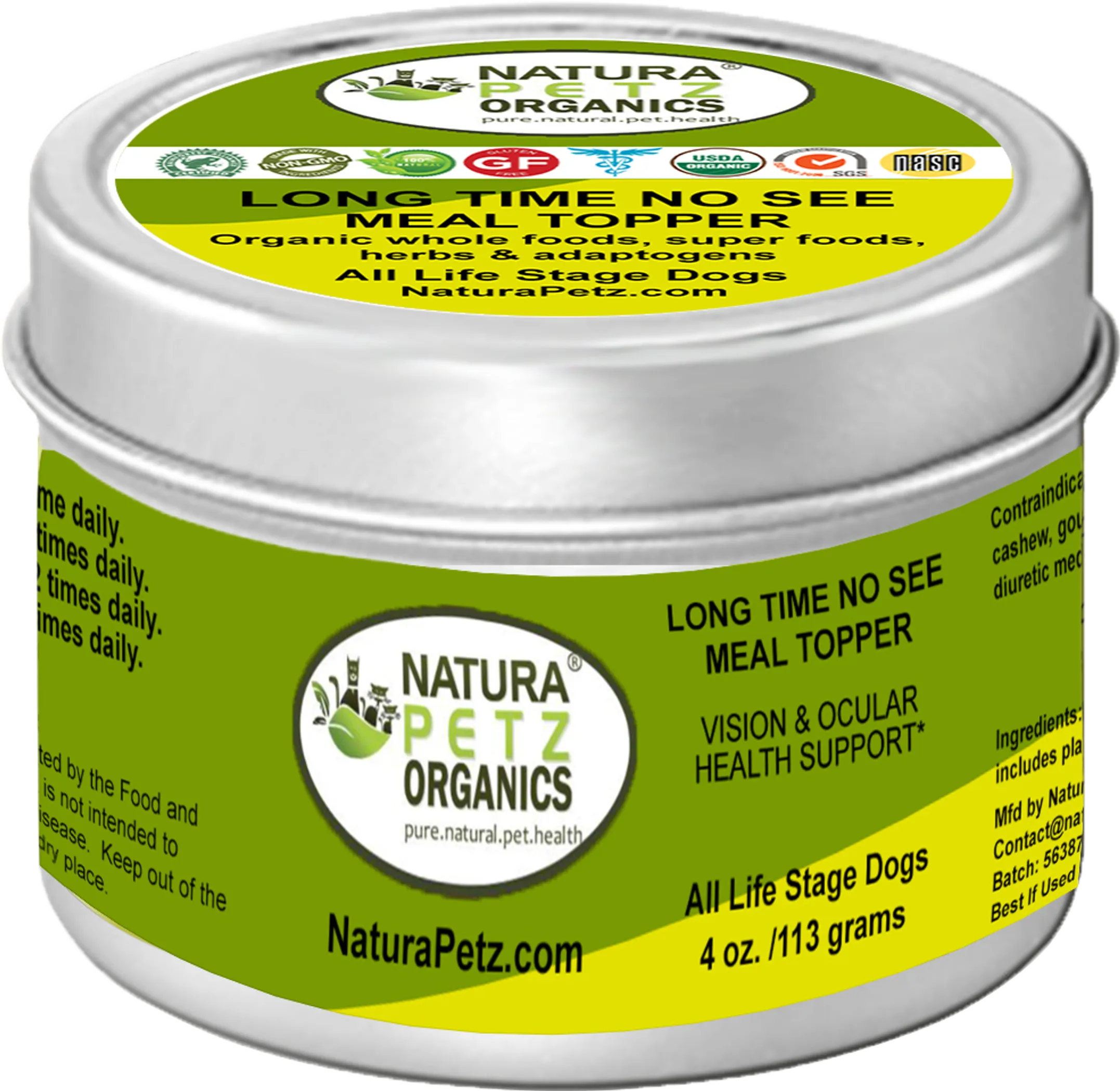 Organic Vision & Ocular Health Support Meal Topper