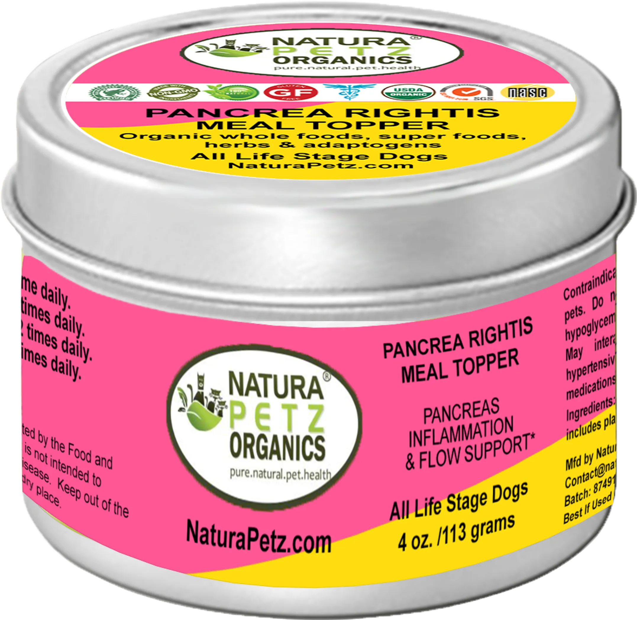 Organic Pancreas Inflammation & Flow Support Meal Topper