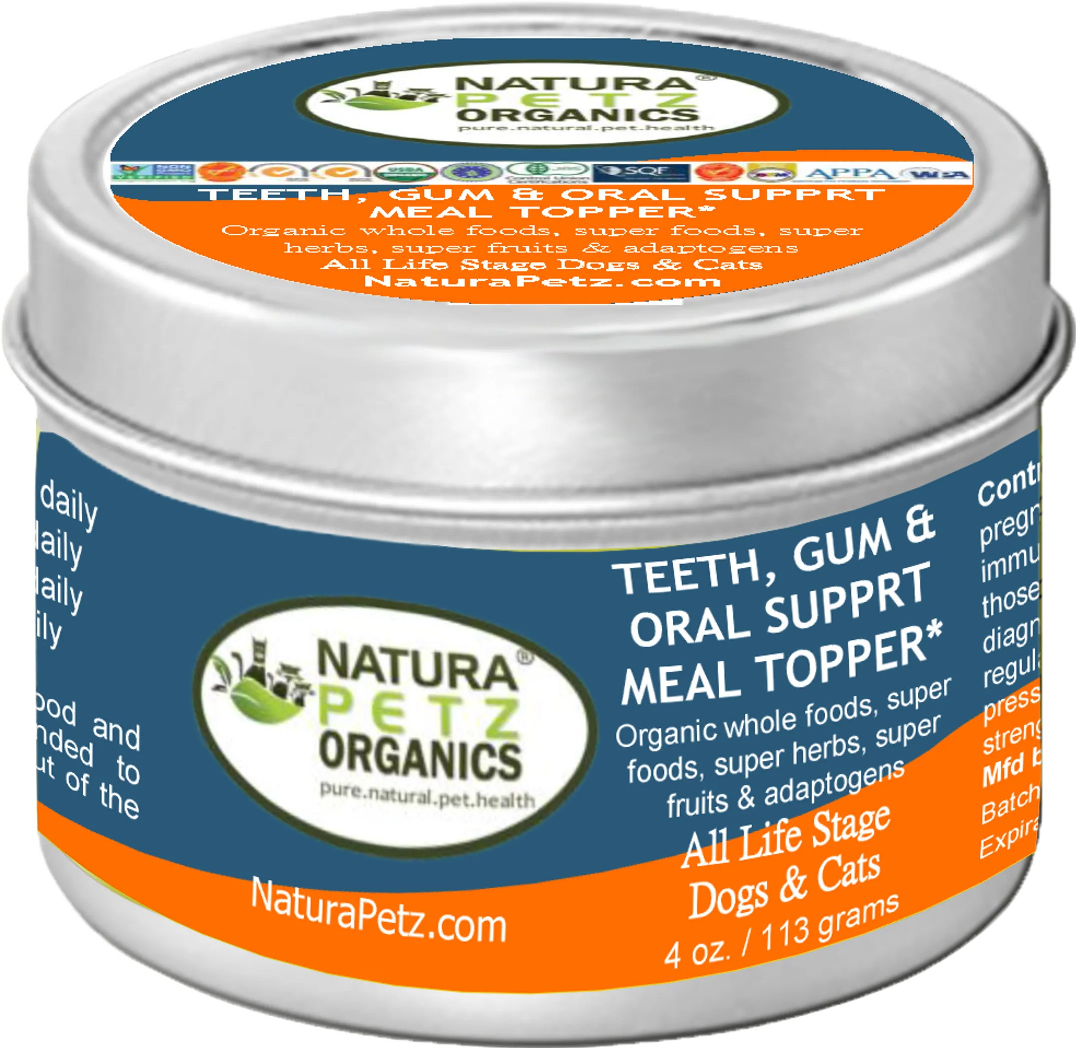 Organic Teeth, Gum & Oral Support Meal Topper