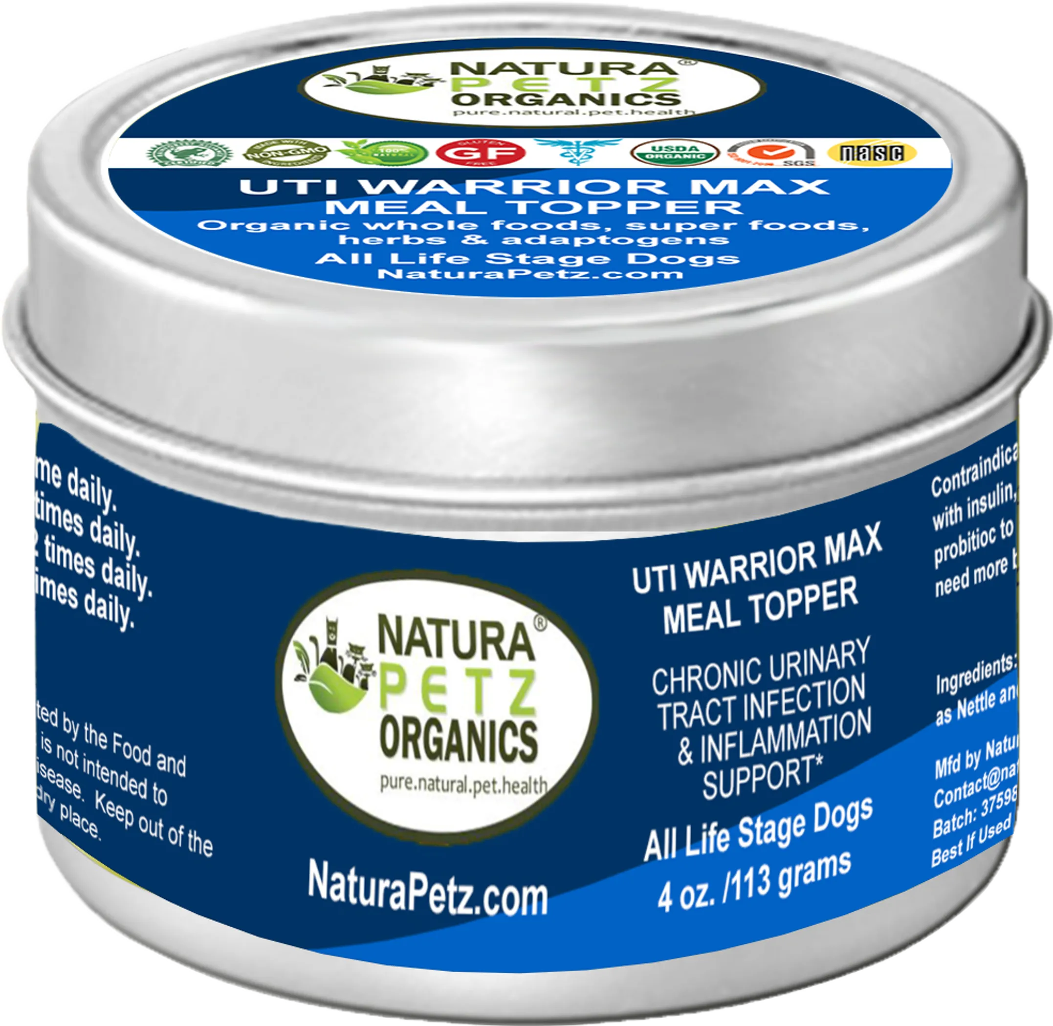 Organic Chronic Urinary Tract Infection & Inflammation Support Meal Topper