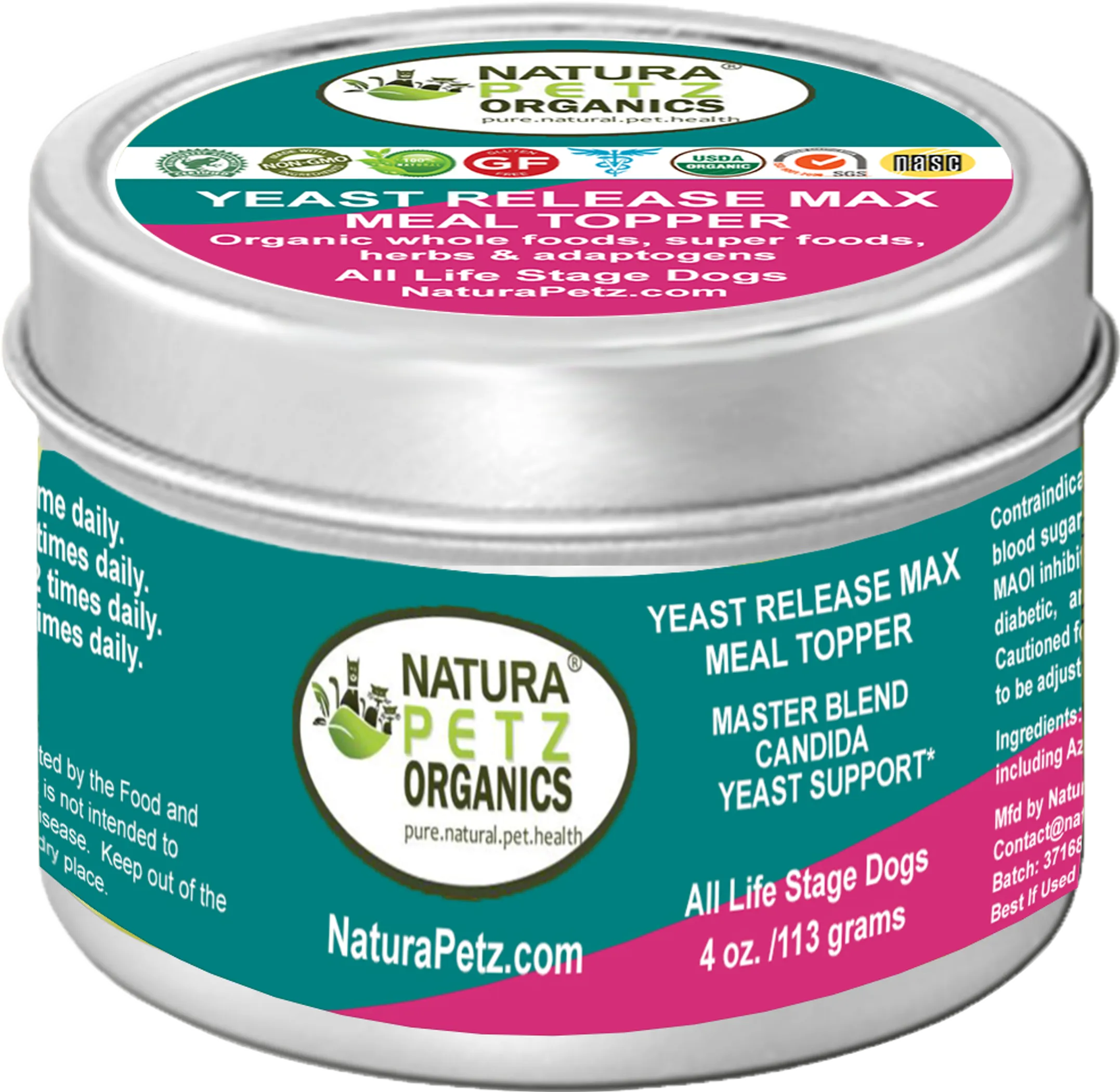 Organic Yeast Release Max Meal Topper