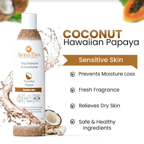 Coconut Papaya Dog Shampoo & Conditioner