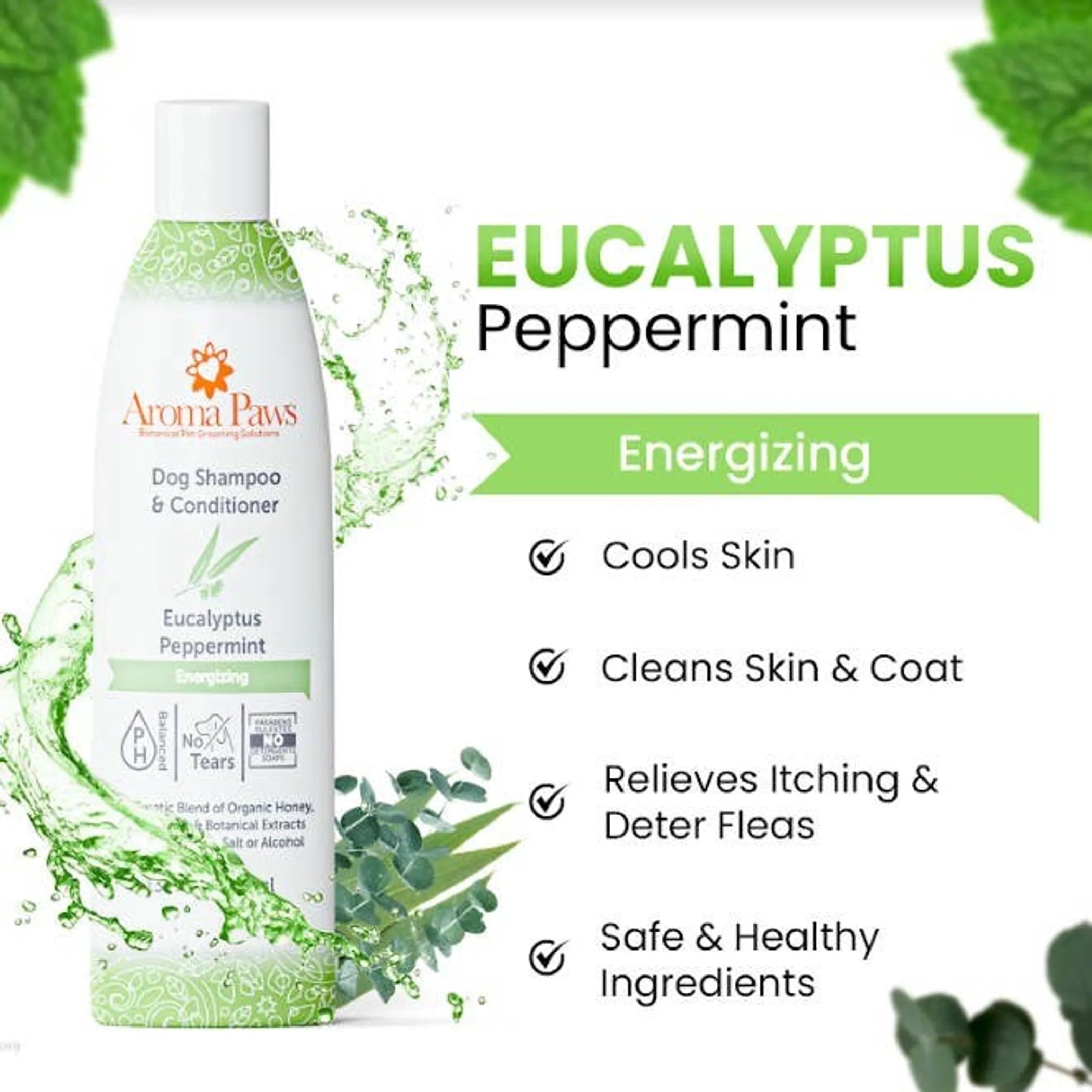 Eucalyptus Peppermint Dog Shampoo & Conditioner