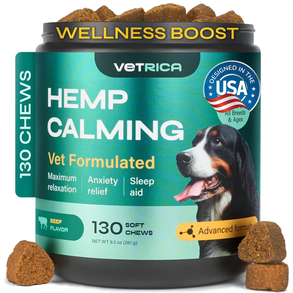 Anxiety Relief Calming Chews For Dogs  - Beef Flavor