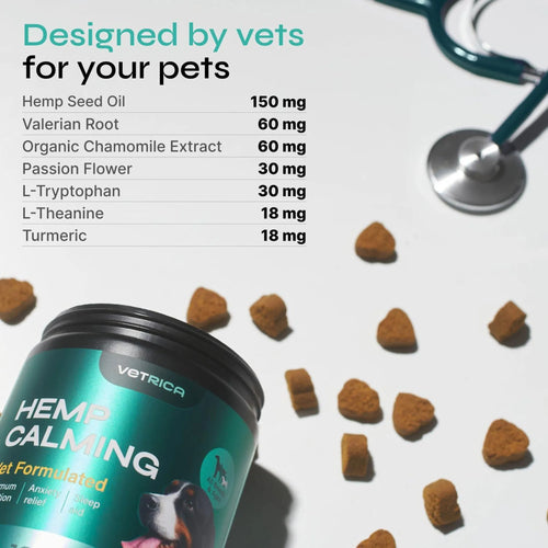 Anxiety Relief Calming Chews For Dogs  - Beef Flavor