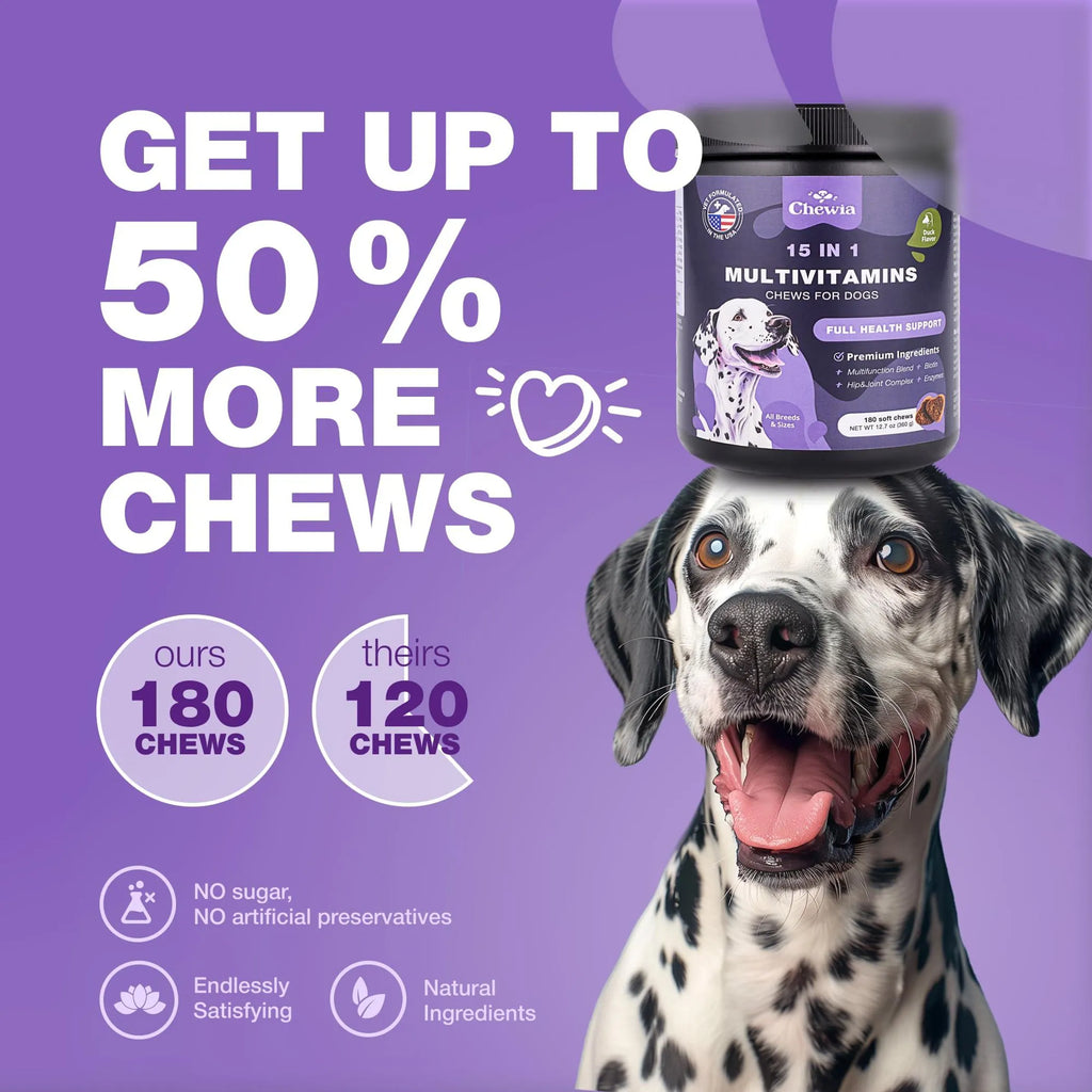 Dog Multivitamins Chews 15-in-1