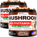 2-Pack 30-in-1 Mushroom Multivitamin Chews for Dogs