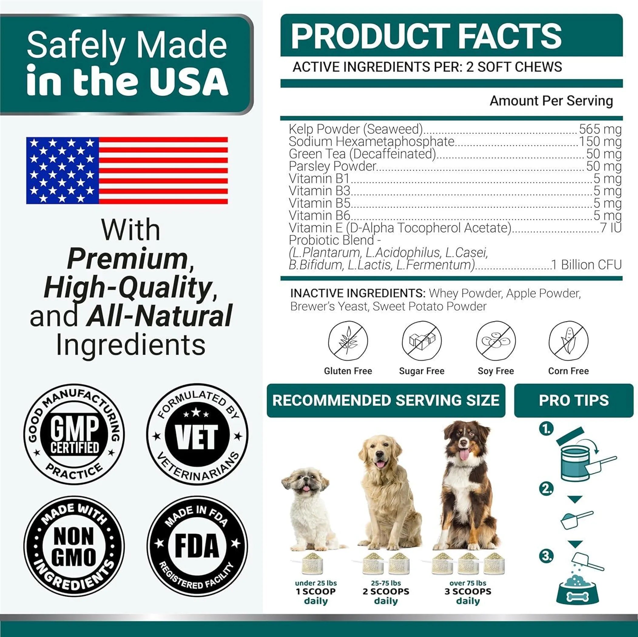 Advanced Dental Powder for Dogs – Fresh Breath & Oral Health Support