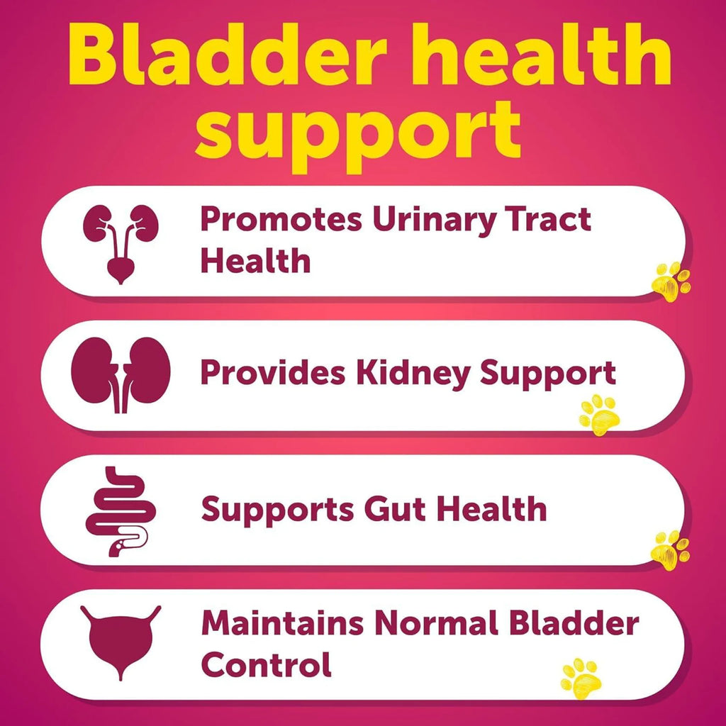 Cranberry Advanced Bladder & Urinary Tract Support Chews For Dogs
