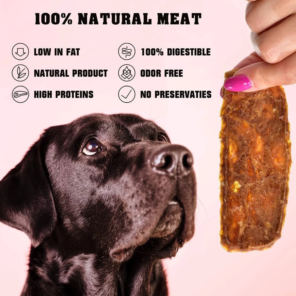 100% Chicken Jerky Dog Treats - Fillet