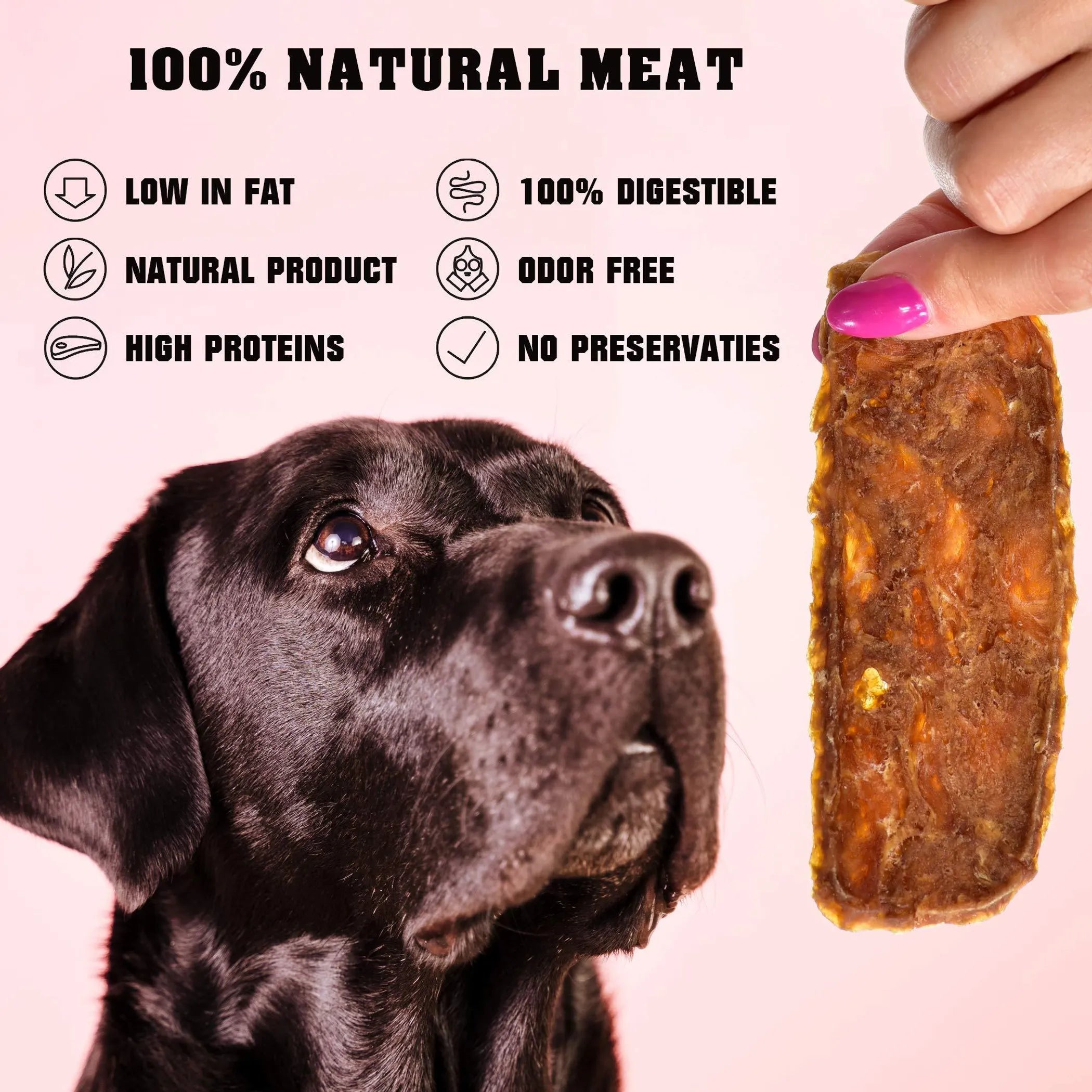 100% Chicken Jerky Dog Treats - Fillet