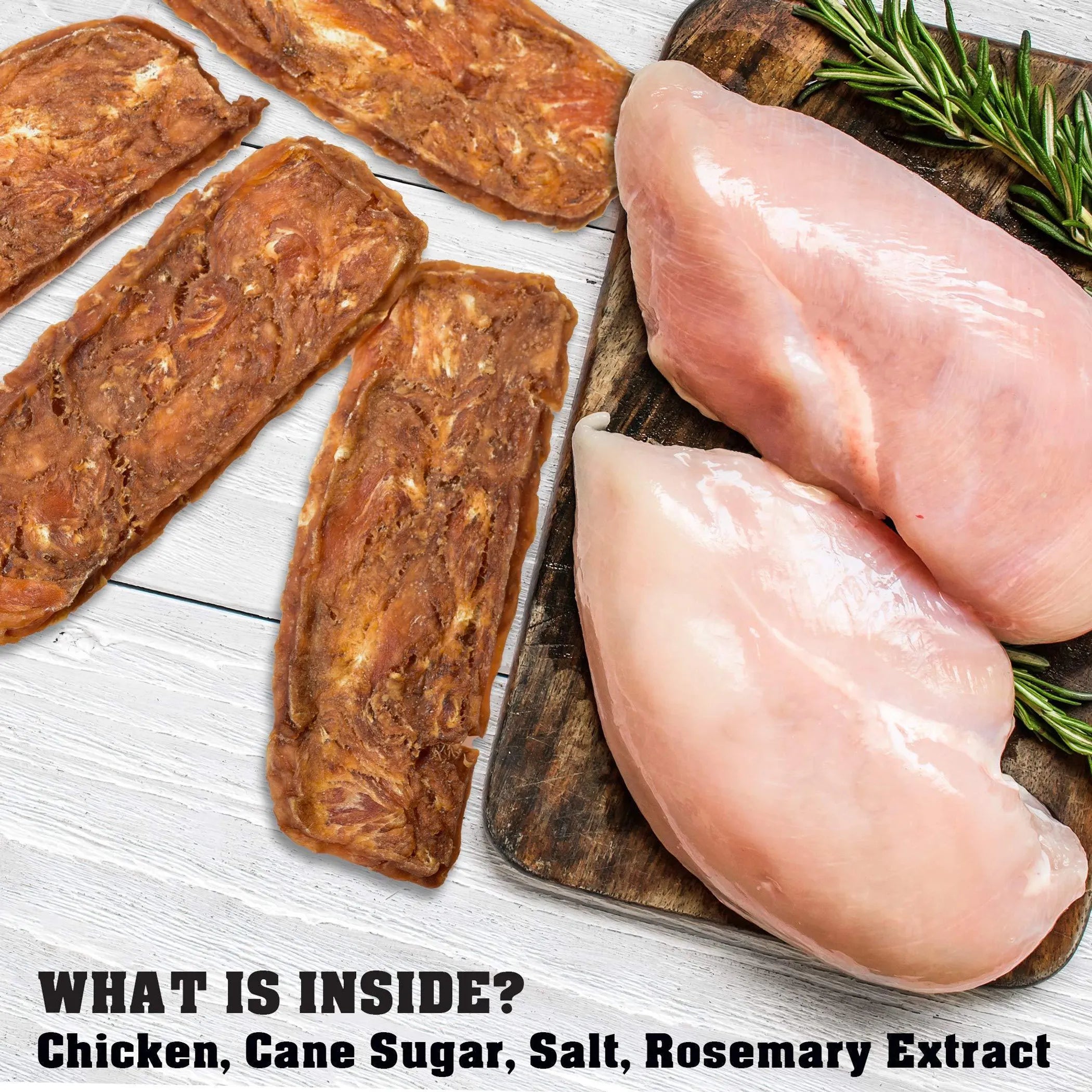 100% Chicken Jerky Dog Treats - Fillet