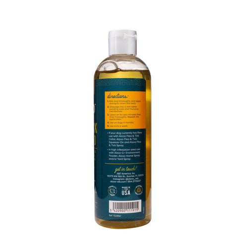 ALZOO Plant-Based Flea and Tick Repellent Shampoo for Dogs