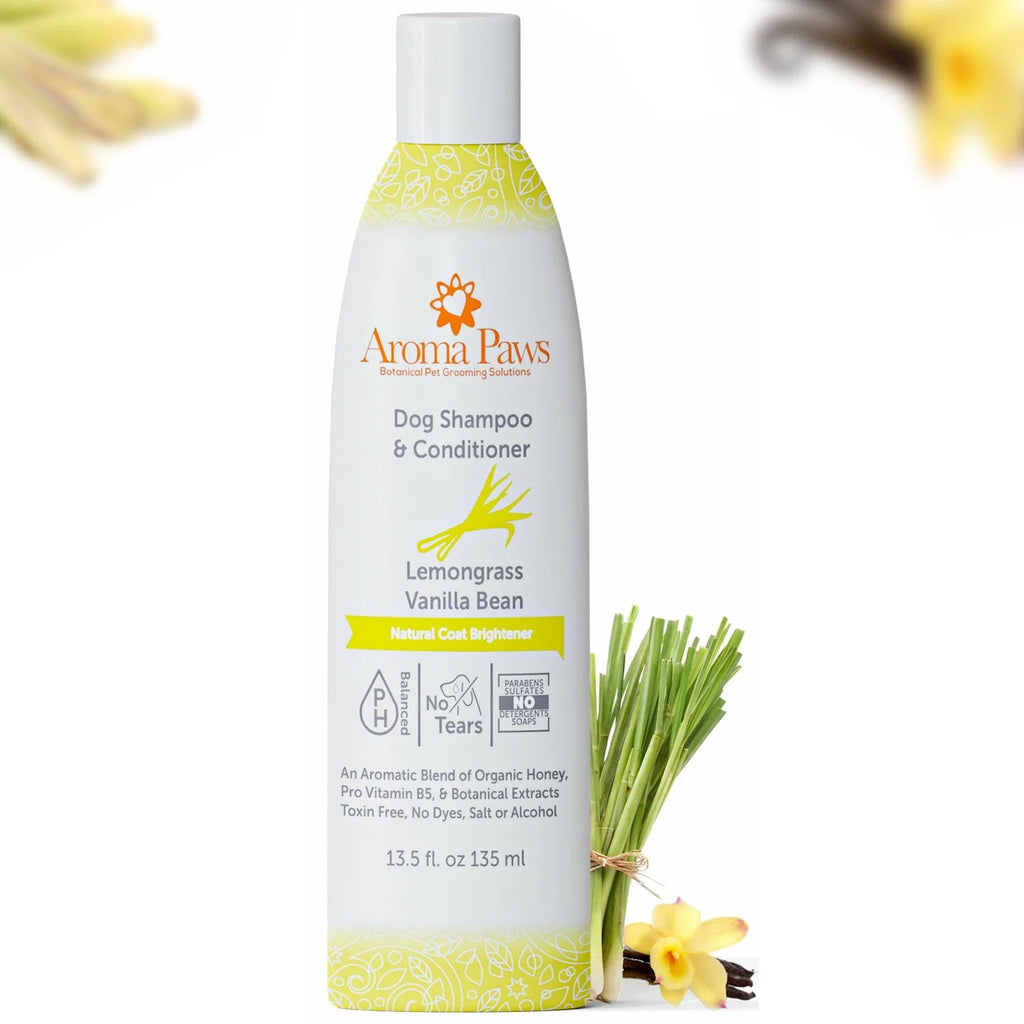 Lemongrass Vanilla Bean Dog Shampoo & Conditioner