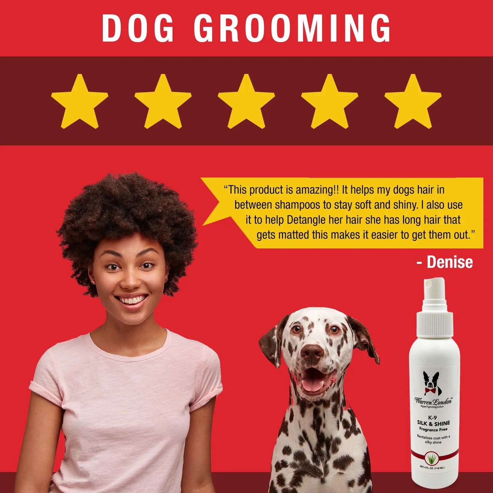 Fragrance Free K-9 Silk & Shine